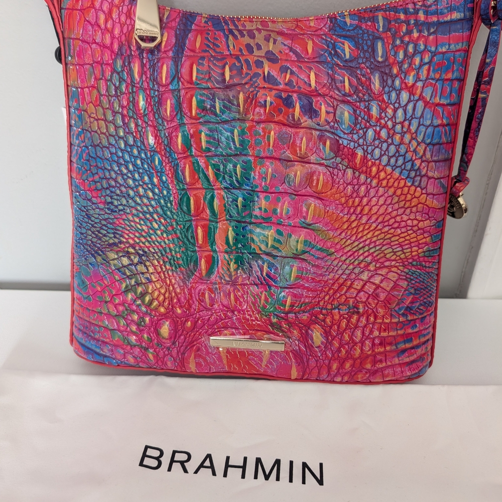 NWT Brahmin Multicolor Crossbody Bag